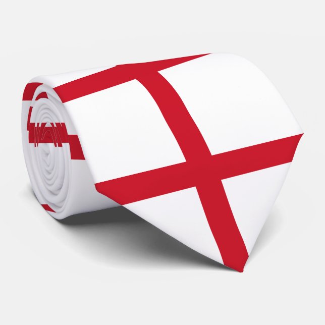 Cravate Drapeau d'Angleterre (Roulé)