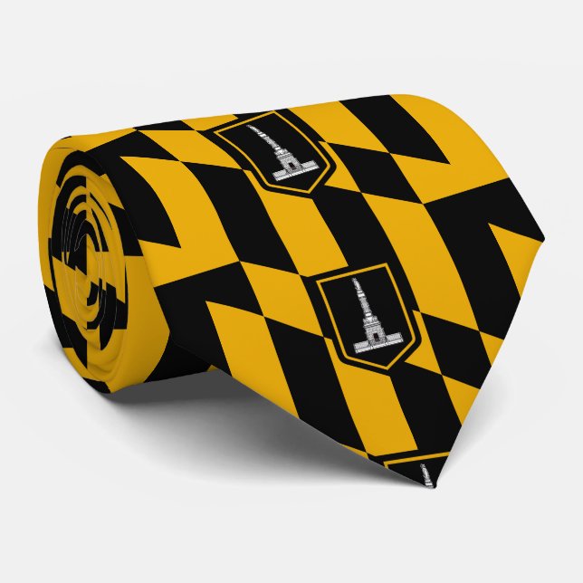 Cravate Drapeau de Baltimore (Roulé)