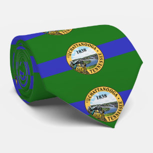 Cravate Drapeau de Chattanooga, Tennessee