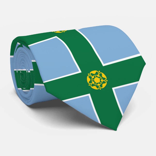 Cravate Drapeau de Derbyshire (Roulé)