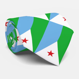 Cravate Drapeau de Djibouti