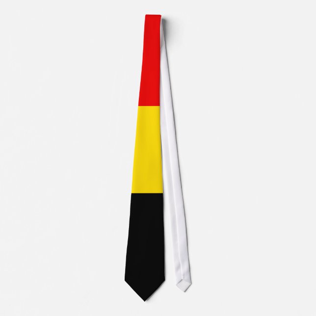 Cravate Drapeau de la Belgique (Devant)