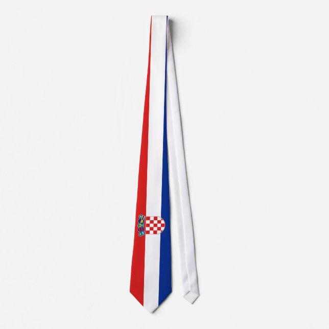 Cravate Drapeau de la Croatie (Devant)