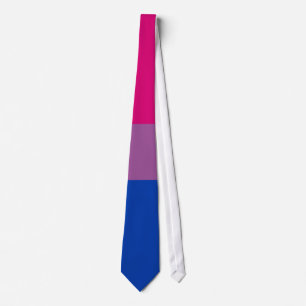 Cravate Drapeau de la fierté bisexuelle