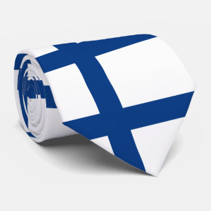 Cravate Drapeau de la Finlande