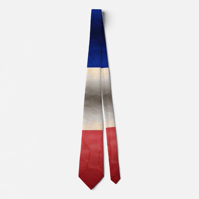 Cravate Drapeau de la France (Devant)