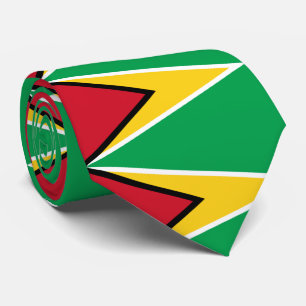 Cravate Drapeau de la Guyane