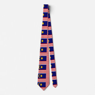 Cravate Drapeau de la Malaisie