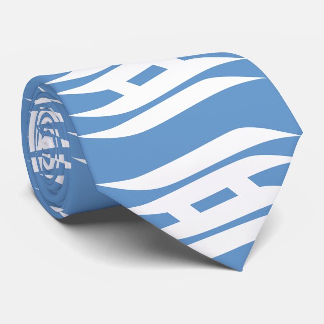 Cravate Drapeau de la préfecture de Hyogo, Japon (Roulé)