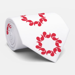 Cravate Drapeau de la préfecture de Saitama, Japon