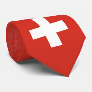 Cravate Drapeau de la Suisse