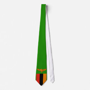 Cravate Drapeau de la Zambie