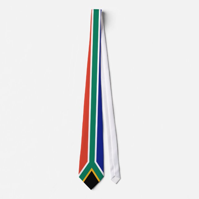 Cravate Drapeau de l'Afrique du Sud (Devant)