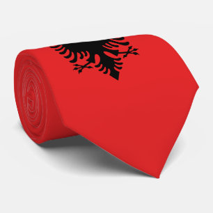 Cravate Drapeau de l'Albanie
