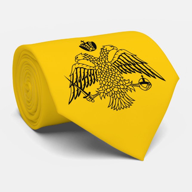 Cravate Drapeau de l'Empire byzantin (Roulé)