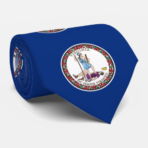 Cravate Drapeau de l'État de Virginie