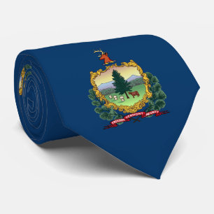 Cravate Drapeau de l'État du Vermont