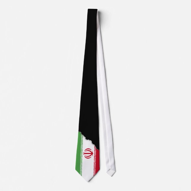 Cravate Drapeau de l'Iran (Devant)