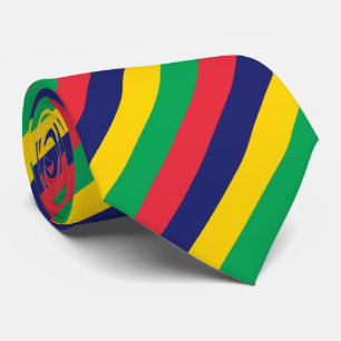 Cravate Drapeau de Maurice