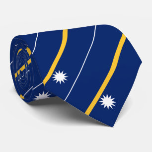 Cravate Drapeau de Nauru