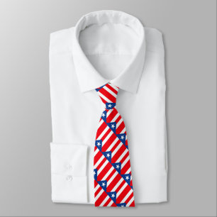 Cravate Drapeau de Porto Rico -