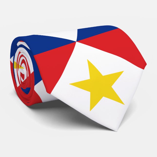 Cravate Drapeau de Saba (Roulé)