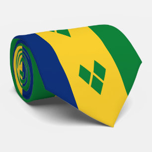 Cravate Drapeau de Saint-Vincent