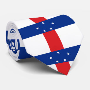 Cravate Drapeau des Antilles néerlandaises