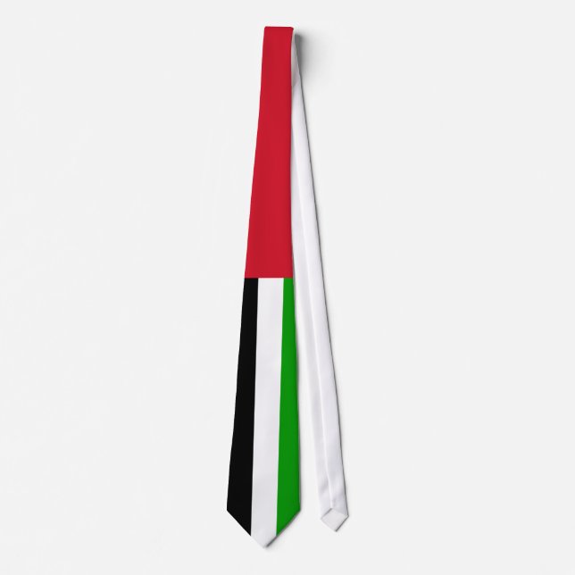 Cravate Drapeau des Emirats Arabes Unis (Devant)