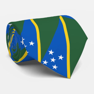 Cravate Drapeau des Îles Salomon