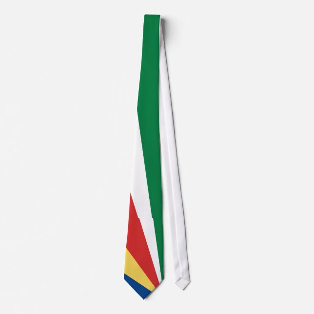 Cravate Drapeau des Seychelles (Devant)