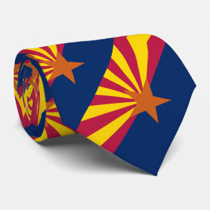 Cravate Drapeau d'État de l'Arizona
