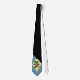 Cravate Drapeau d'état du Delaware