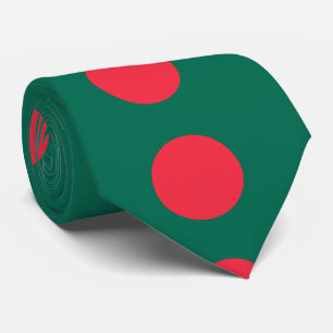Cravate Drapeau du Bangladesh