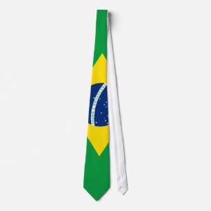 Cravate Drapeau du Brésil Tie