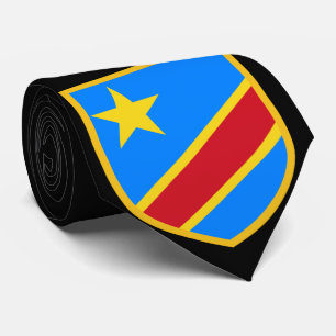 Cravate Drapeau du Congo