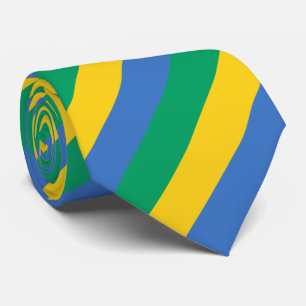 Cravate Drapeau du Gabon