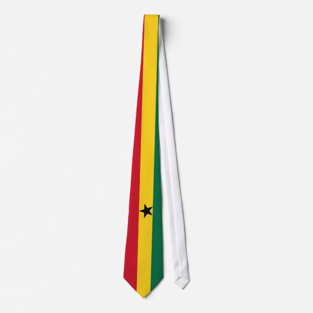 Cravate Drapeau du Ghana (Devant)