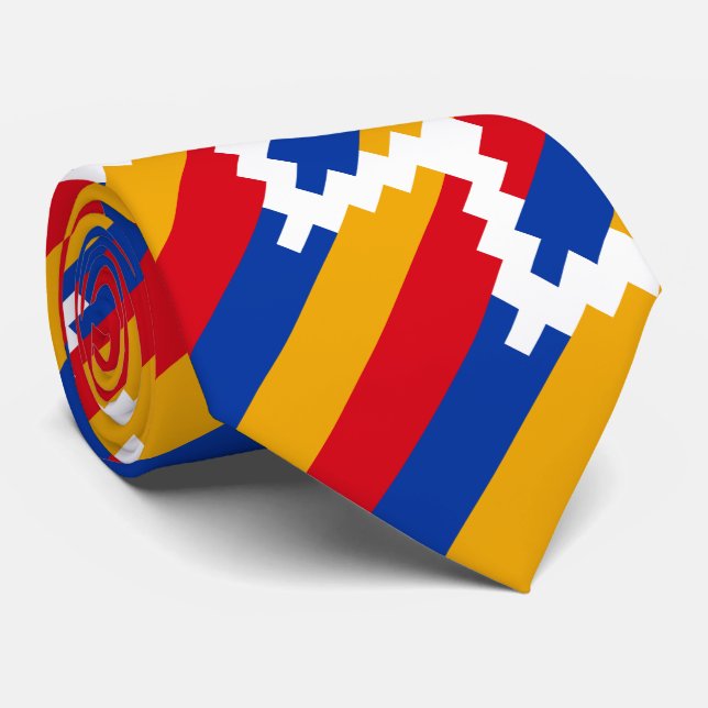 Cravate Drapeau du Haut-Karabakh (Roulé)