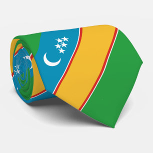 Cravate Drapeau du Karakalpakstan