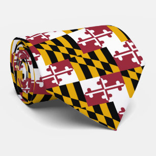 Cravate Drapeau du Maryland