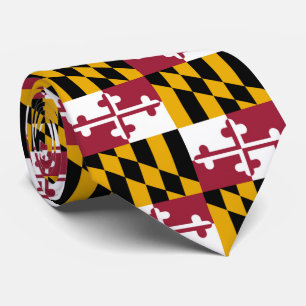 Cravate Drapeau du Maryland
