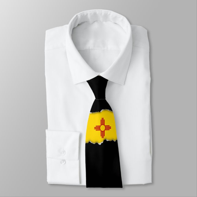 Cravate Drapeau du Nouveau Mexique (Attaché)