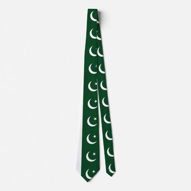 Cravate Drapeau du Pakistan (Devant)