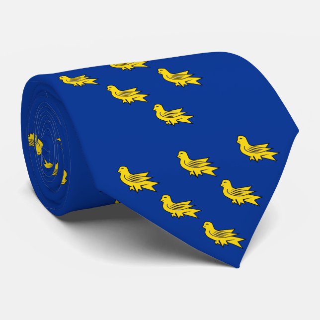 Cravate Drapeau du Sussex (Roulé)