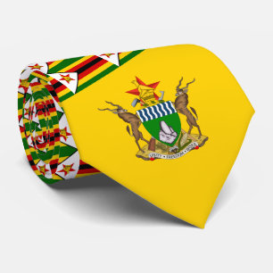 Cravate Drapeau et armoiries du Zimbabwe, Drapeau du Zimba