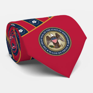 Cravate Drapeau et sceau du Mississippi, Drapeau du Missis