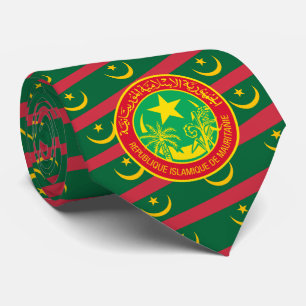 Cravate Drapeau et sceau mauritaniens, Drapeau mauritanien