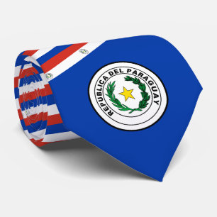 Cravate Drapeau et sceau paraguayens, Drapeau du Paraguay