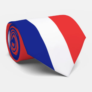 Cravate Drapeau français Tricolore